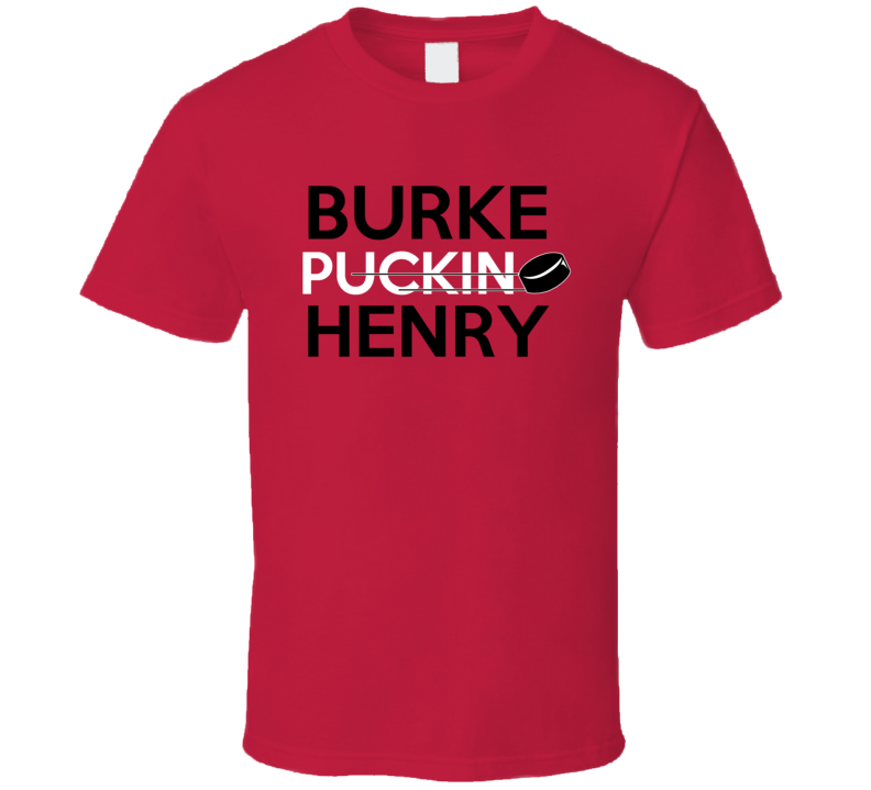 Burke Henry Chicago Puckin Hockey T Shirt