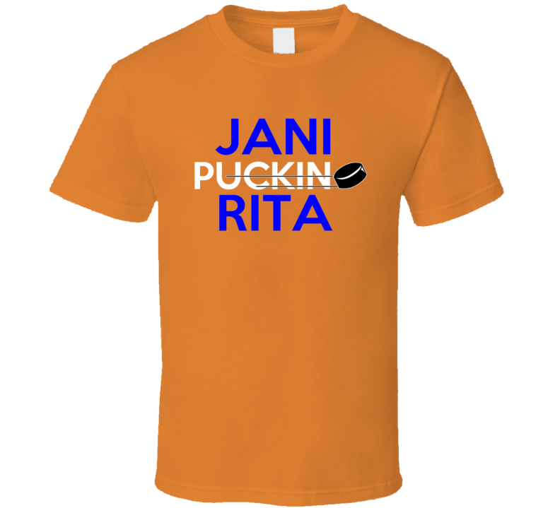 Jani Rita Edmonton Puckin Hockey T Shirt