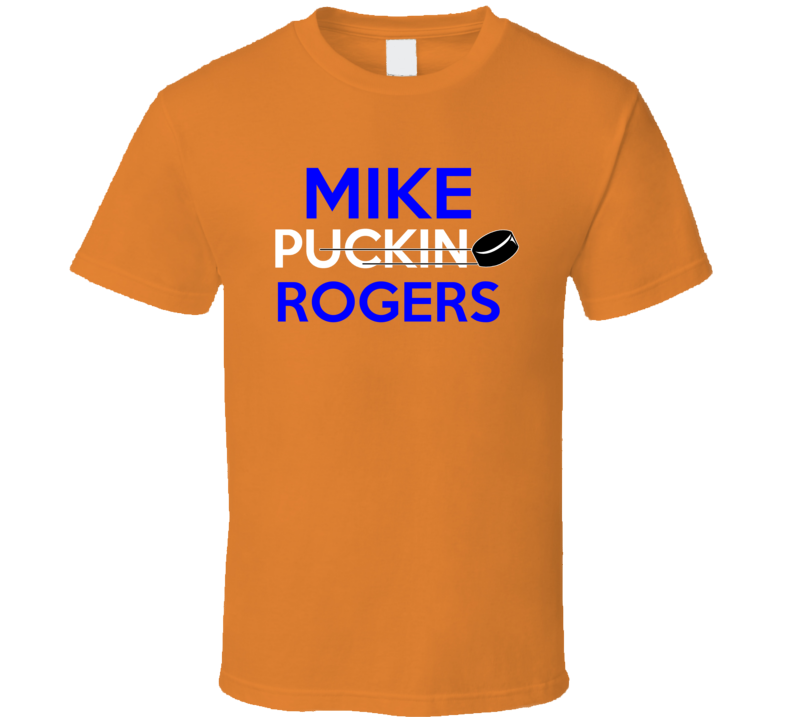 Mike Rogers Edmonton Puckin Hockey T Shirt