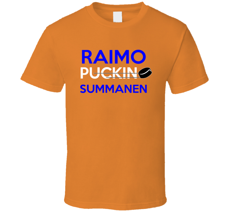 Raimo Summanen Edmonton Puckin Hockey T Shirt