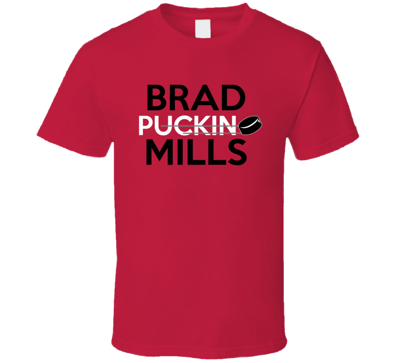 Brad Mills Chicago Puckin Hockey T Shirt
