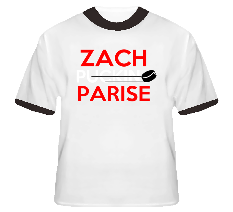 Zach Parise Minnesota Puckin Hockey T Shirt