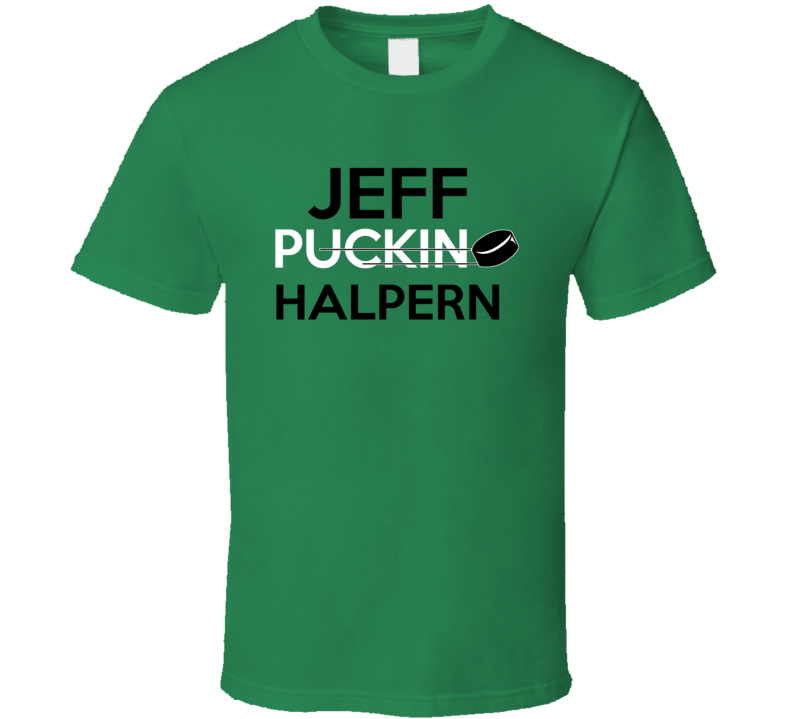 Jeff Halpern Dallas Puckin Hockey T Shirt Jeff Halpern Dallas Puckin Hockey T Shirt