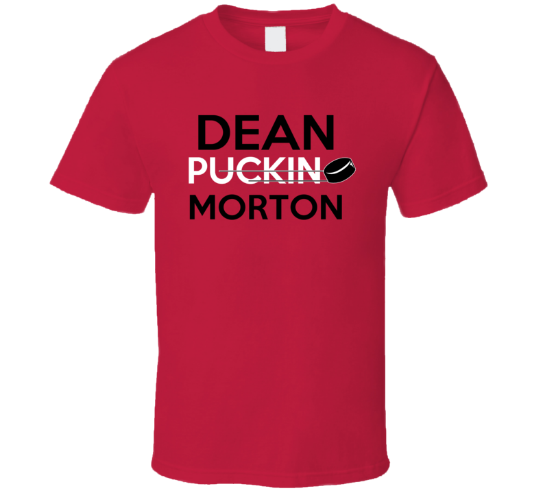 Dean Morton Detroit Puckin Hockey T Shirt