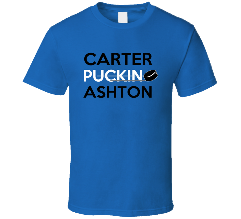 Carter Ashton Toronto Puckin Hockey T Shirt Carter Ashton Toronto Puckin Hockey T Shirt