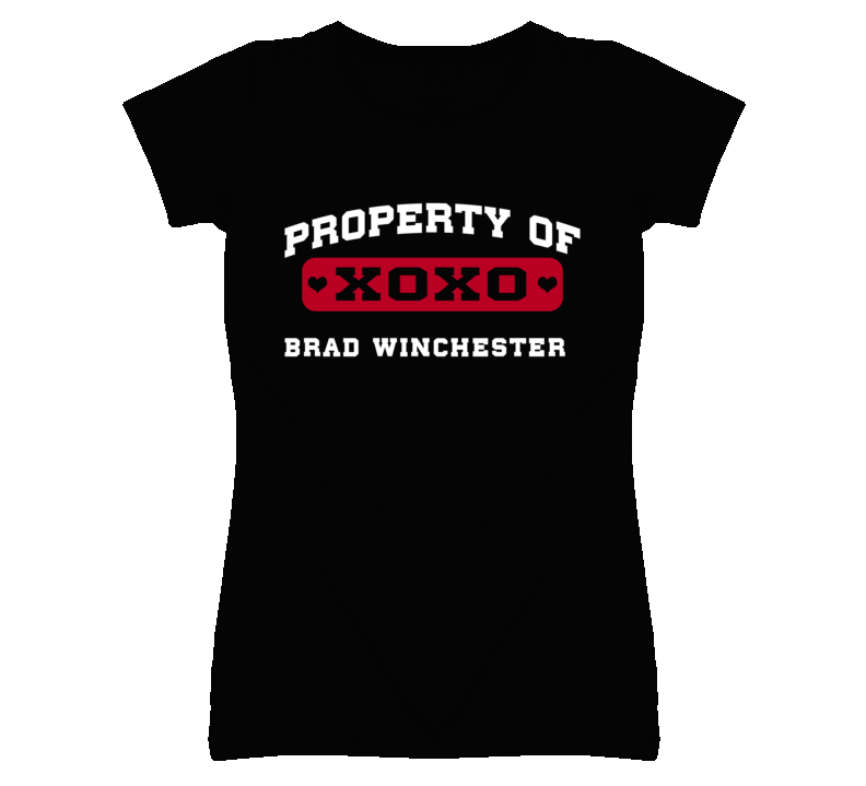 Brad Winchester Anaheim Property Of Hockey T Shirt Brad Winchester Anaheim Property Of Hockey T Shirt