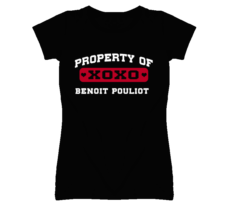 Benoit Pouliot Boston Property Of Hockey T Shirt Benoit Pouliot Boston Property Of Hockey T Shirt