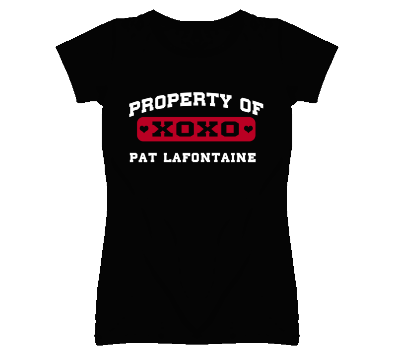Pat LaFontaine Buffalo Property Of Hockey T Shirt Pat LaFontaine Buffalo Property Of Hockey T Shirt