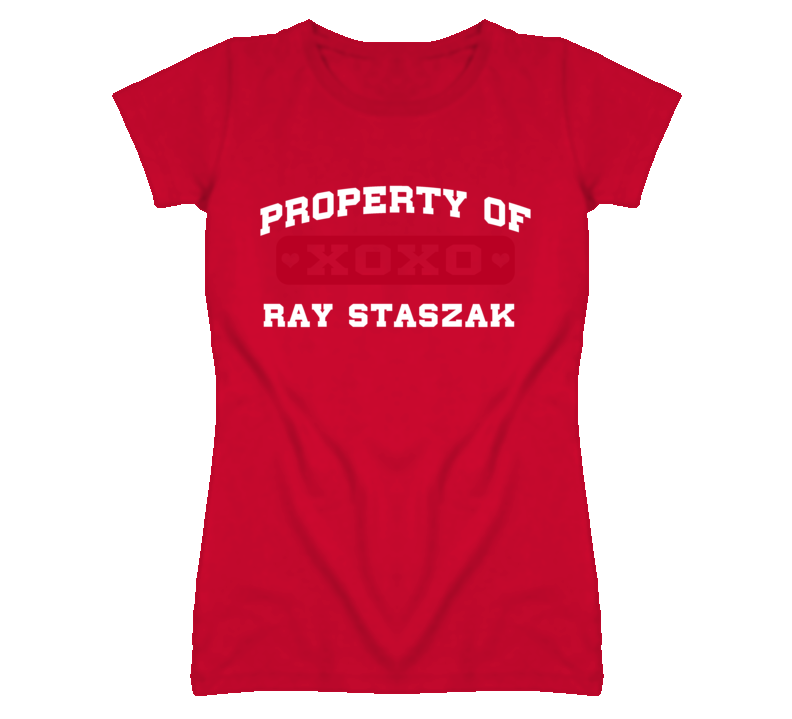 Ray Staszak Detroit Property Of Hockey T Shirt