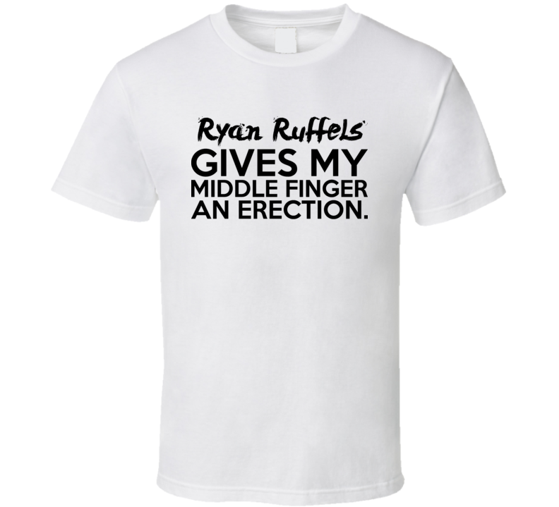 Ryan Ruffels Gives My Middle Finger An Erection Funny Golf Lover Cool Fan Hate T Shirt