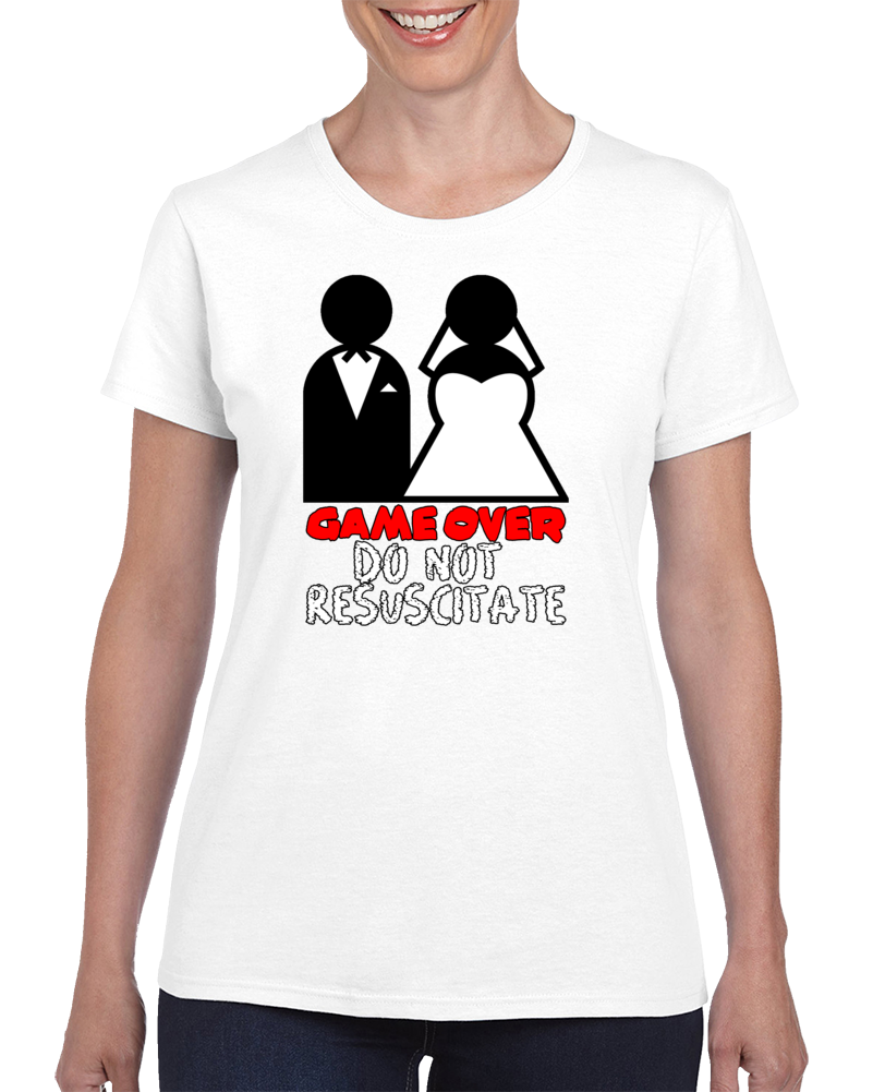 Marriage Game Over Women  T Shirt