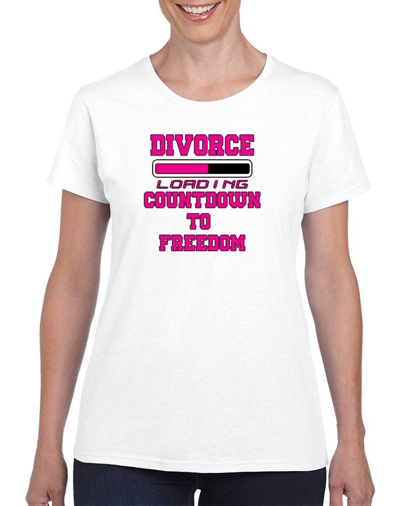 Divorce countdown Pink T Shirt Divorce countdown Pink T Shirt