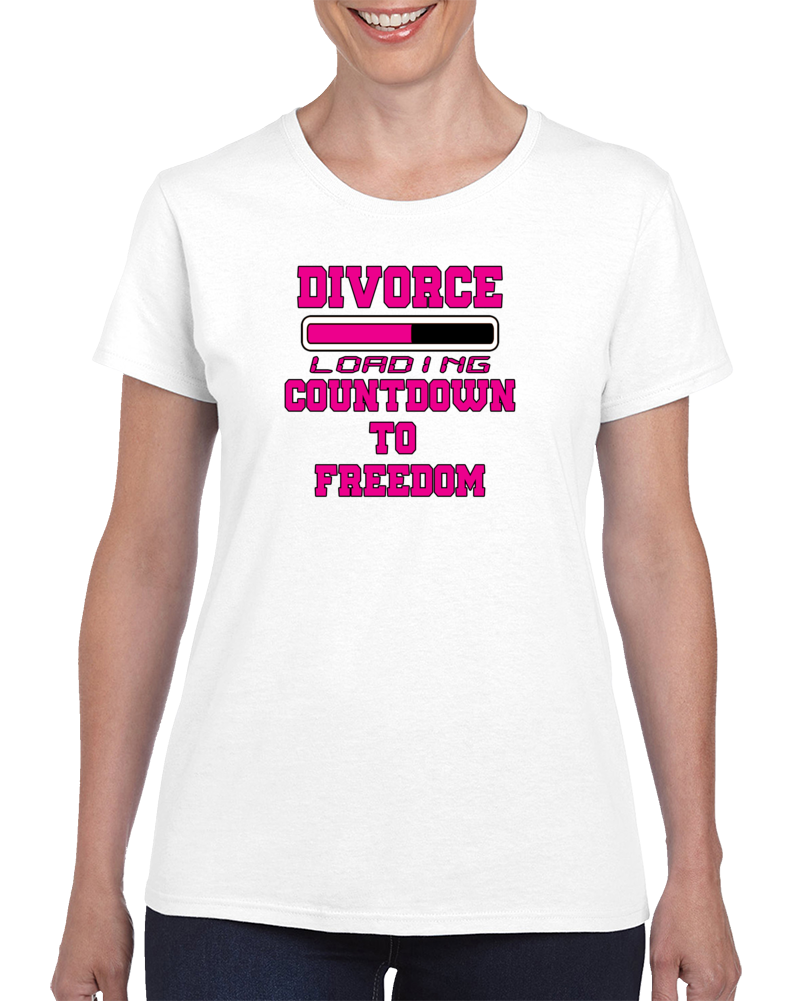 Divorce countdown Pink T Shirt