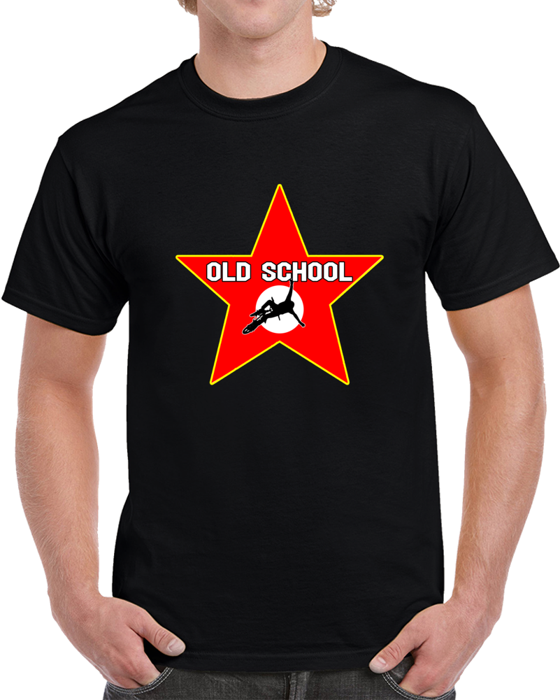 Old School Bmx Hollywood Star T Shirt Old School Bmx Hollywood Star T Shirt