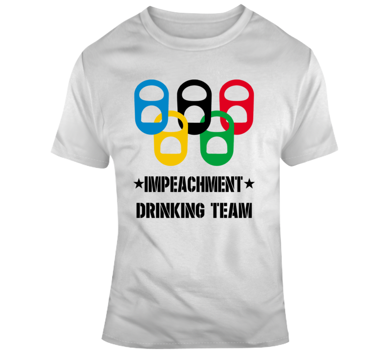 Trump Impeachment Drinking Team T Shirt Trump Impeachment Drinking Team T Shirt