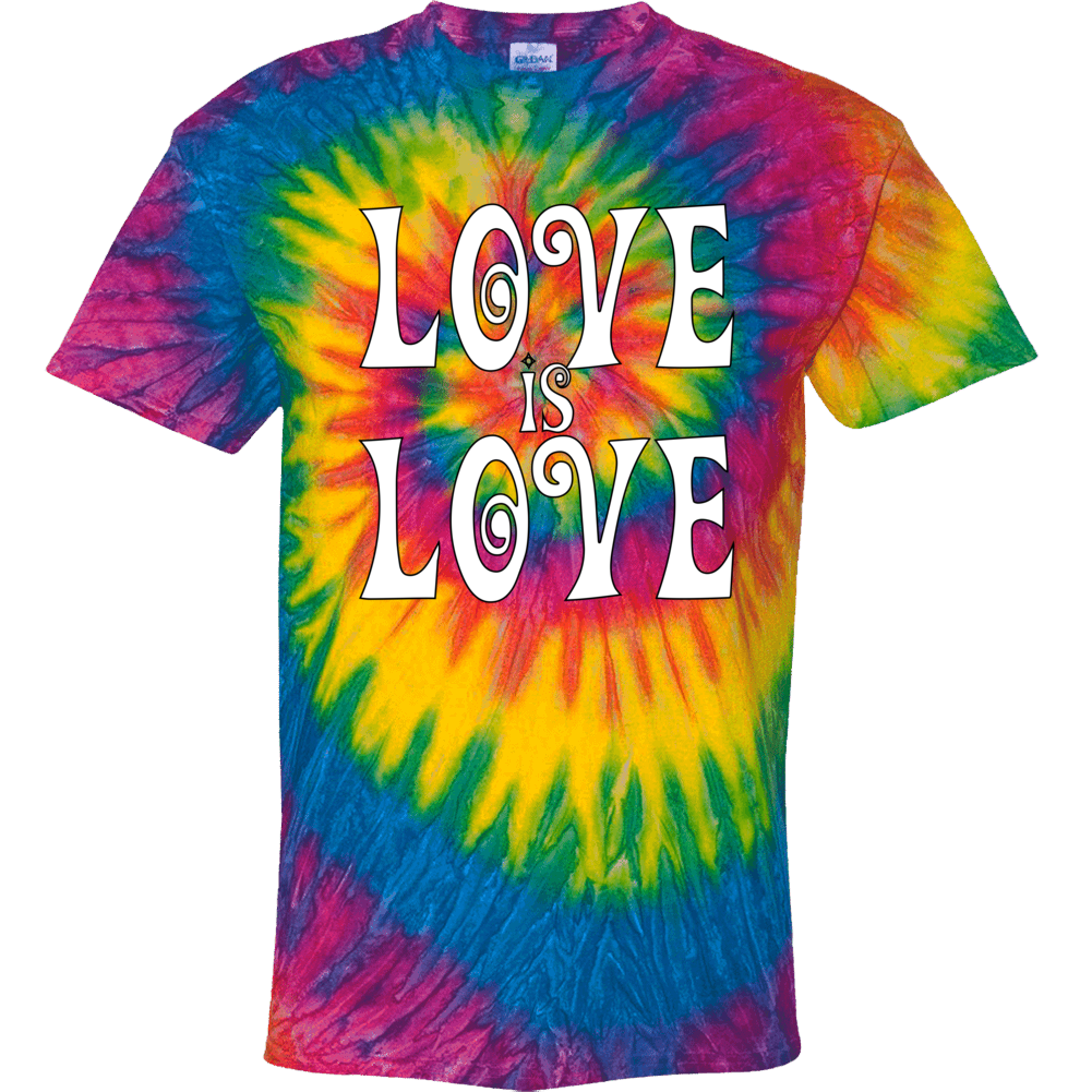 Love Is Love Rainbow Swirl Tie Dye