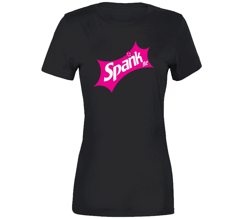Spank Me Smiley Copy Ladies T Shirt