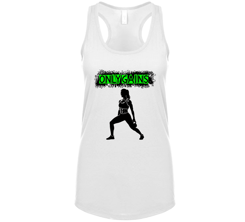 Only Gains Green Tanktop
