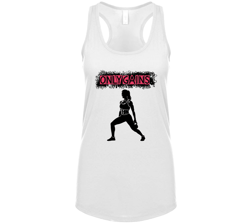 Only Gains Pink Tanktop