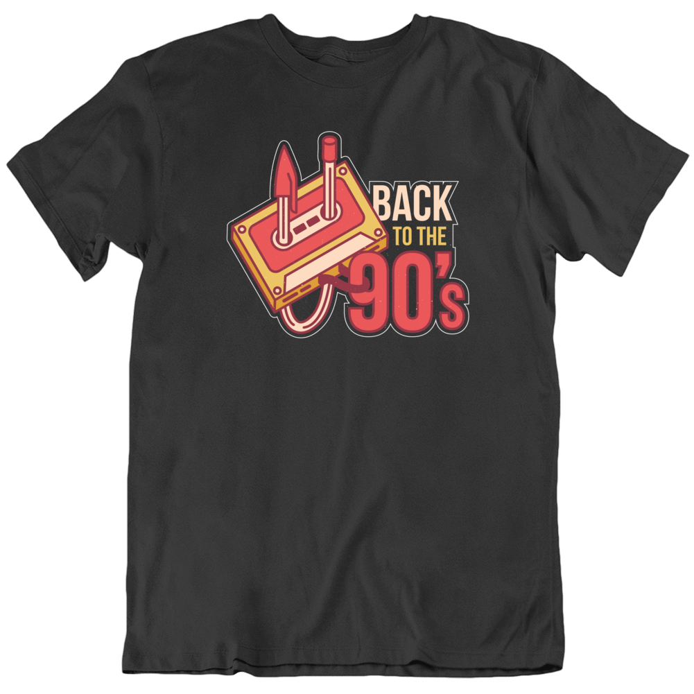 Back To The 90's 1990 Cassette Tapes Music Retro Vintage Geek T Shirt Back To The 90's 1990 Cassette Tapes Music Retro Vintage Geek T Shirt