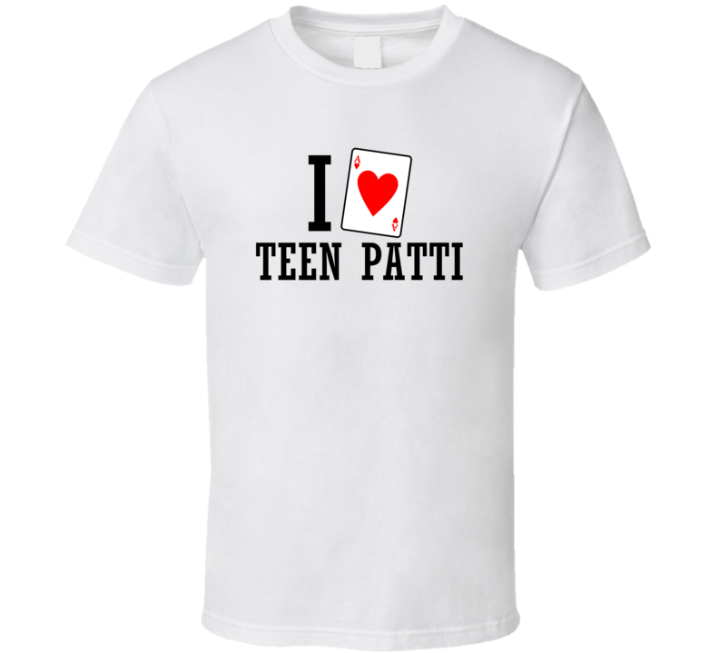 I Heart Teen Patti Movie T Shirt I Heart Teen Patti Movie T Shirt