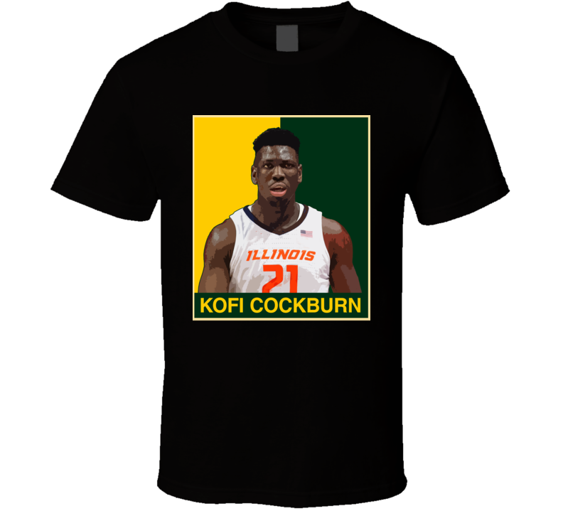 Kofi Cockburn Poster Madness Illinois Basketball Fan T Shirt