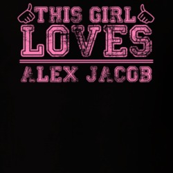 This Girl Loves Alex Jacob Professional Card Player Distressed Style T Shirt 18987123