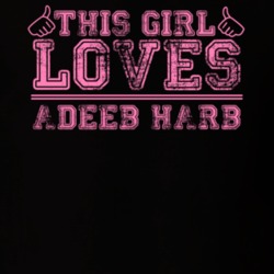 This Girl Loves Adeeb Harb Professional Card Player Distressed Style T Shirt 18987830