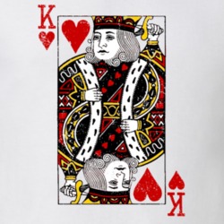 King Face Card Poker Player Las Vegas Casino Party Gambler Grunge Look T Shirt 19061220