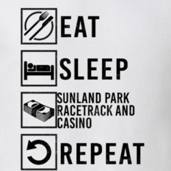 Eat Sleep Gamble Repeat Sunland Park Racetrack And Casino Gambling T Shirt 19816690