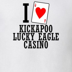 I Heart Kickapoo Lucky Eagle Casino Gambling T Shirt 20062718