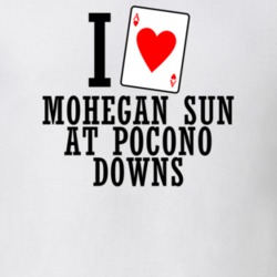 I Heart Mohegan Sun At Pocono Downs Gambling T Shirt 20062745
