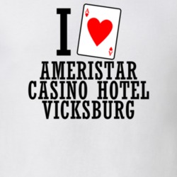I Heart Ameristar Casino Hotel Vicksburg Gambling T Shirt 20063478
