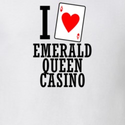 I Heart Emerald Queen Casino Gambling T Shirt 20070575