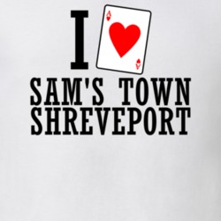 I Heart Sam's Town Shreveport Gambling T Shirt 20071751
