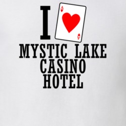 I Heart Mystic Lake Casino Hotel Gambling T Shirt 20074036