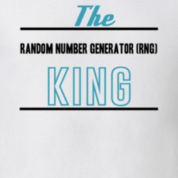 The Random Number Generator (RNG) King Gambling Terms T Shirt 20397496