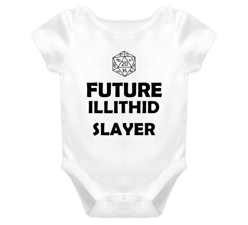 Future Illithid Slayer Role Playing Game Baby One Piece Future Illithid Slayer Role Playing Game Baby One Piece