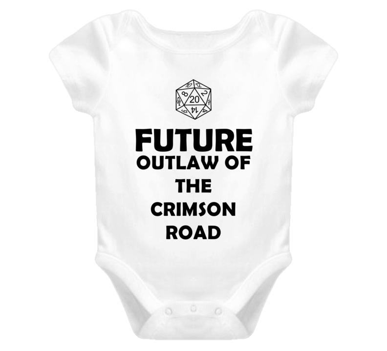 Future Outlaw of the Crimson Road Role Playing Game Baby One Piece Future Outlaw of the Crimson Road Role Playing Game Baby One Piece