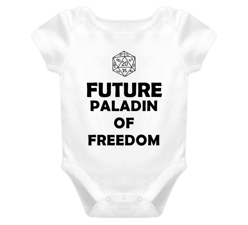 Future Paladin of Freedom Role Playing Game Baby One Piece Future Paladin of Freedom Role Playing Game Baby One Piece