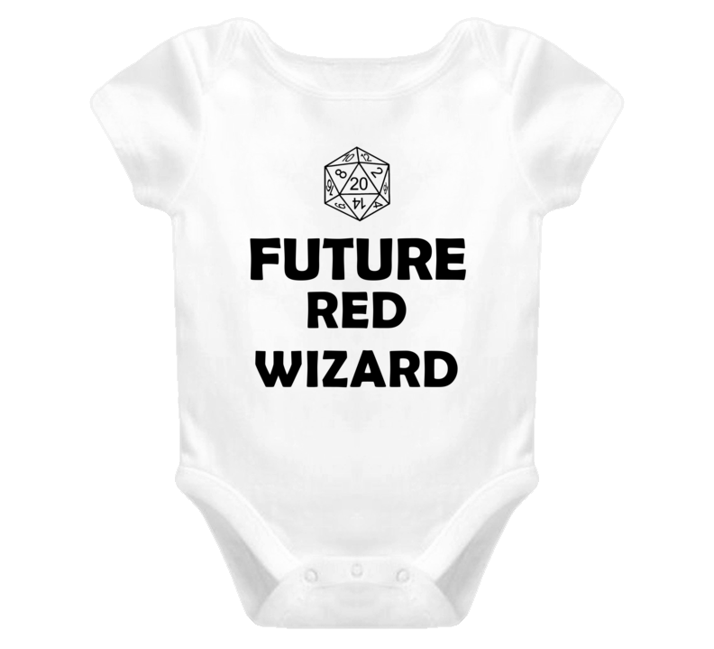 Future Red Wizard Role Playing Game Baby One Piece Future Red Wizard Role Playing Game Baby One Piece