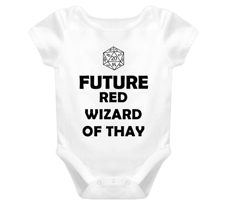 Future Red Wizard of Thay Role Playing Game Baby One Piece Future Red Wizard of Thay Role Playing Game Baby One Piece
