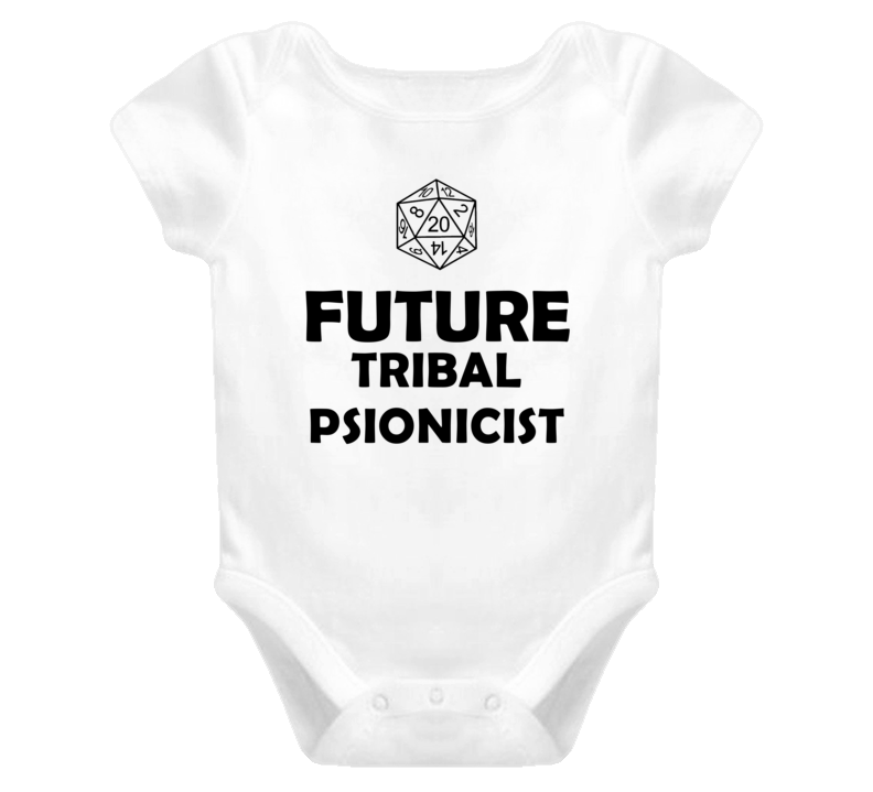 Future Tribal Psionicist Role Playing Game Baby One Piece Future Tribal Psionicist Role Playing Game Baby One Piece