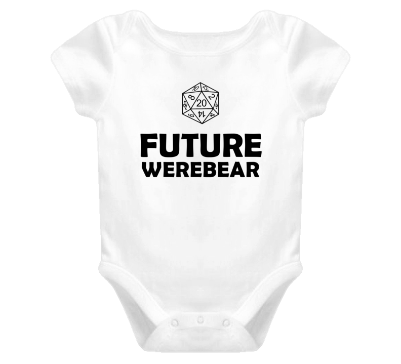 Future Werebear Role Playing Game Baby One Piece Future Werebear Role Playing Game Baby One Piece