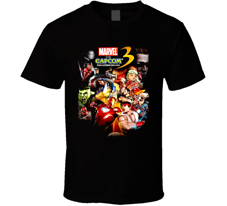 Marvel Vs Capcom 3 Video Game T Shirt Marvel Vs Capcom 3 Video Game T Shirt