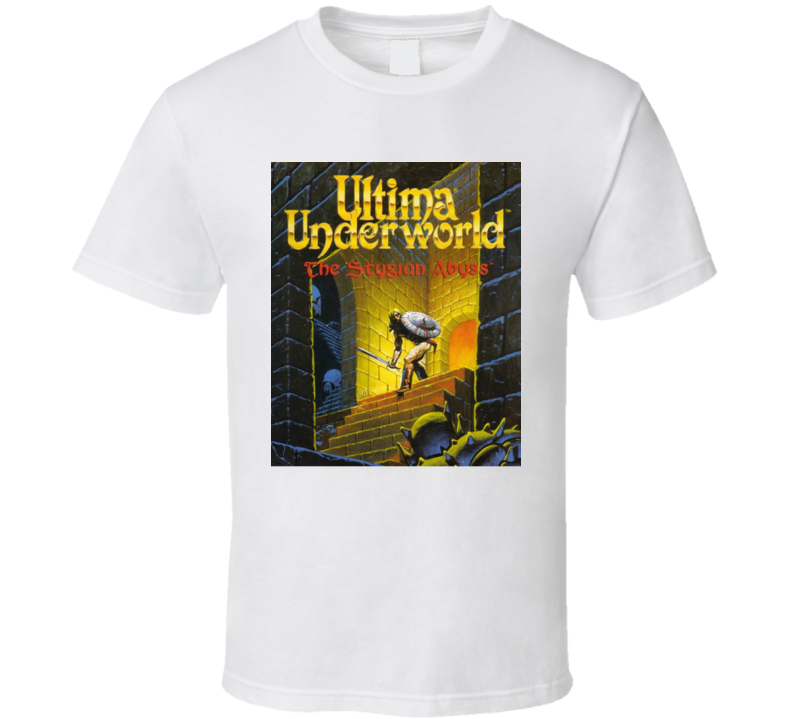 Ultima Underworld Classic Video Game Rpg Crpg Fantasy Cover T Shirt Ultima Underworld Classic Video Game Rpg Crpg Fantasy Cover T Shirt