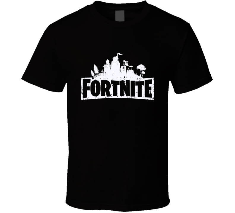 Fortnite Video Game Silver Logo Online Shooter T Shirt Fortnite Video Game Silver Logo Online Shooter T Shirt