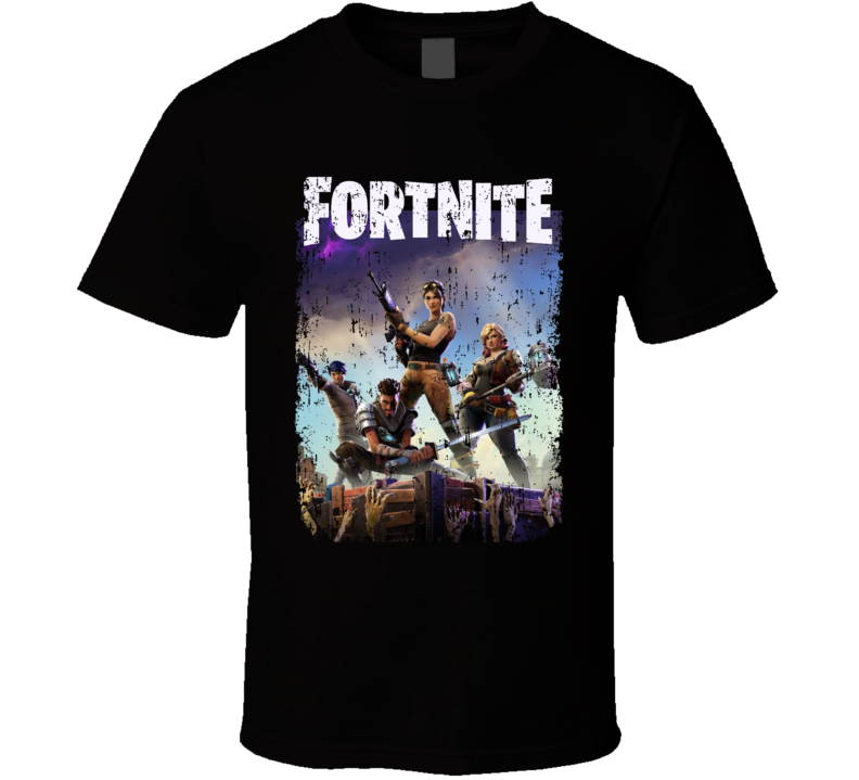 Fortnite Video Game Cover Art Logo Online Shooter Distressed T Shirt Fortnite Video Game Cover Art Logo Online Shooter Distressed T Shirt