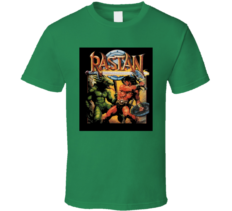Rastan Retro Video Game Cover Art T Shirt Rastan Retro Video Game Cover Art T Shirt