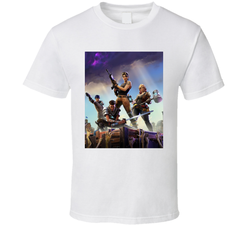 Fortnite Video Game Cover Art Online Shooter T Shirt Fortnite Video Game Cover Art Online Shooter T Shirt